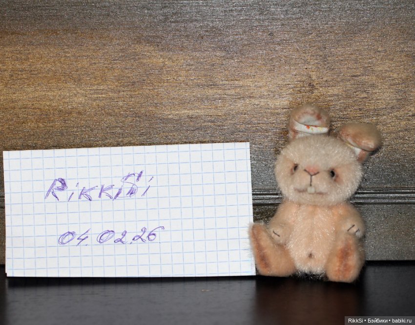 Маленький заяц — Авторские игрушки (фото 3)