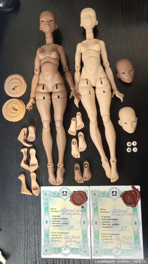 Куклы бланк от Dart Dolls / Анна Шиткина / Алтынай и Дикарка 1/4 (фото 5)