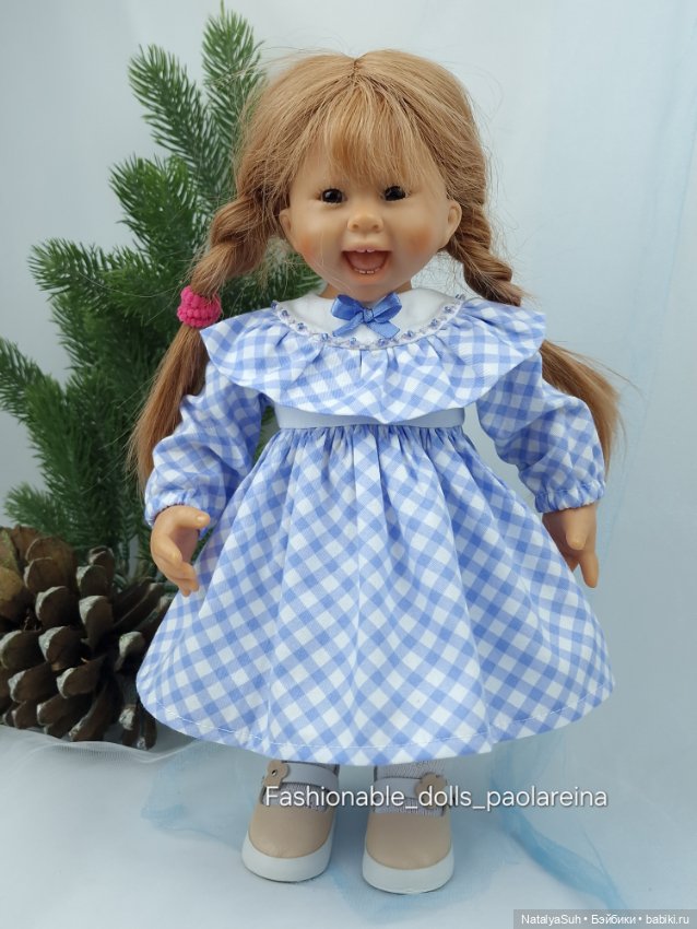 Платье для кукол Вихтель 30 см (фото 4)