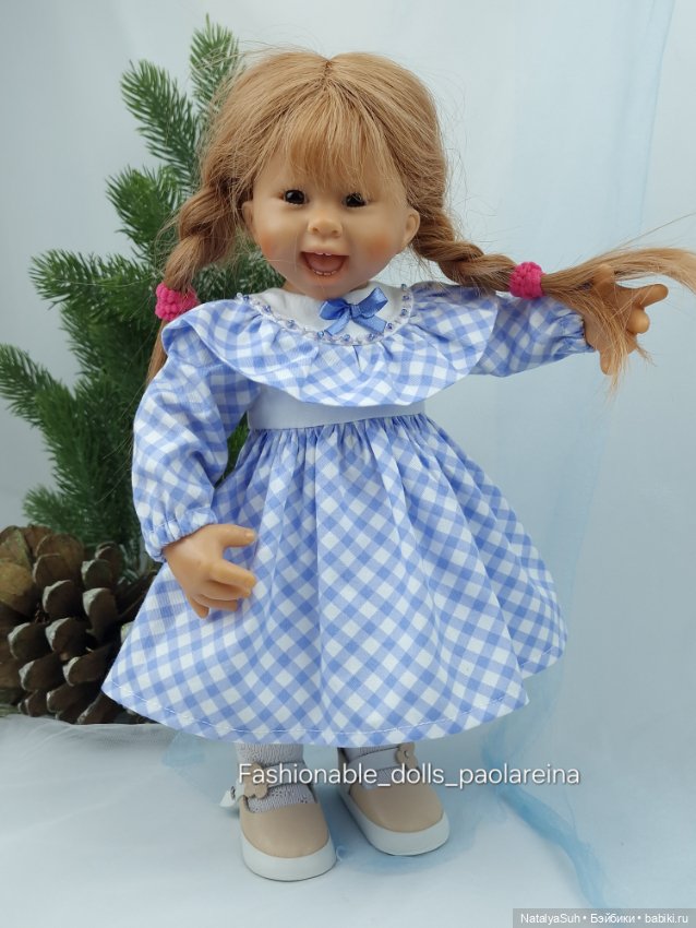Платье для кукол Вихтель 30 см (фото 3)