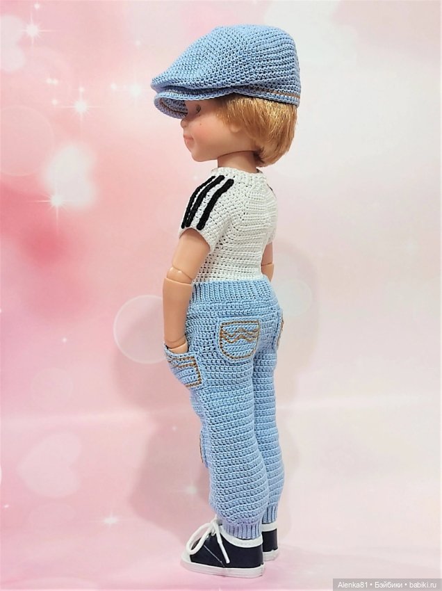 PDF Мастер-Класс по вязанию крючком "СПОРТ ШИК-PR" для кукол Паола рейна (фото 8)