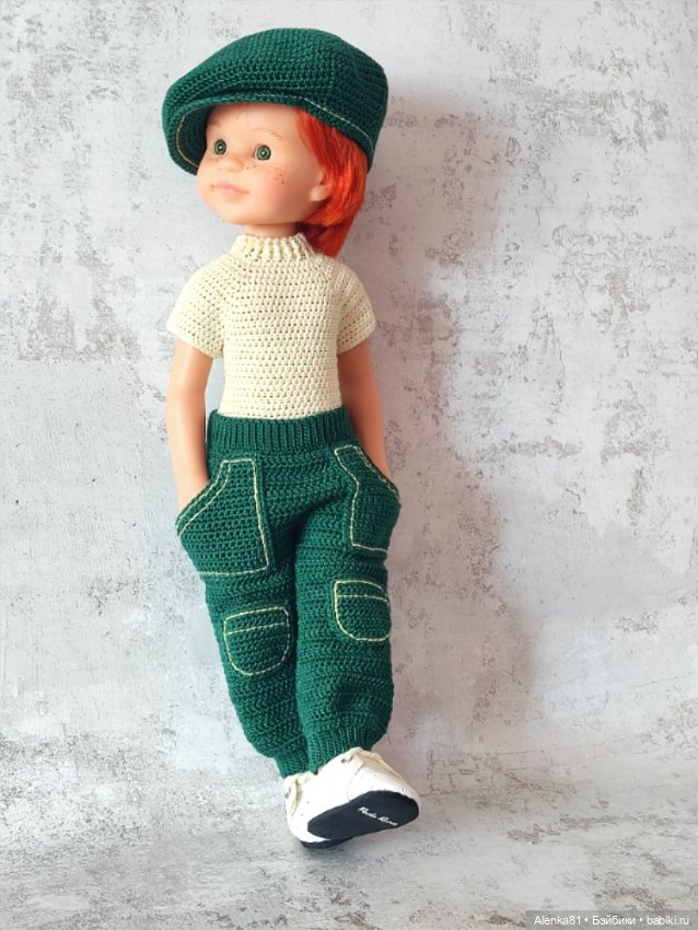 PDF Мастер-Класс по вязанию крючком "СПОРТ ШИК-PR" для кукол Паола рейна (фото 2)