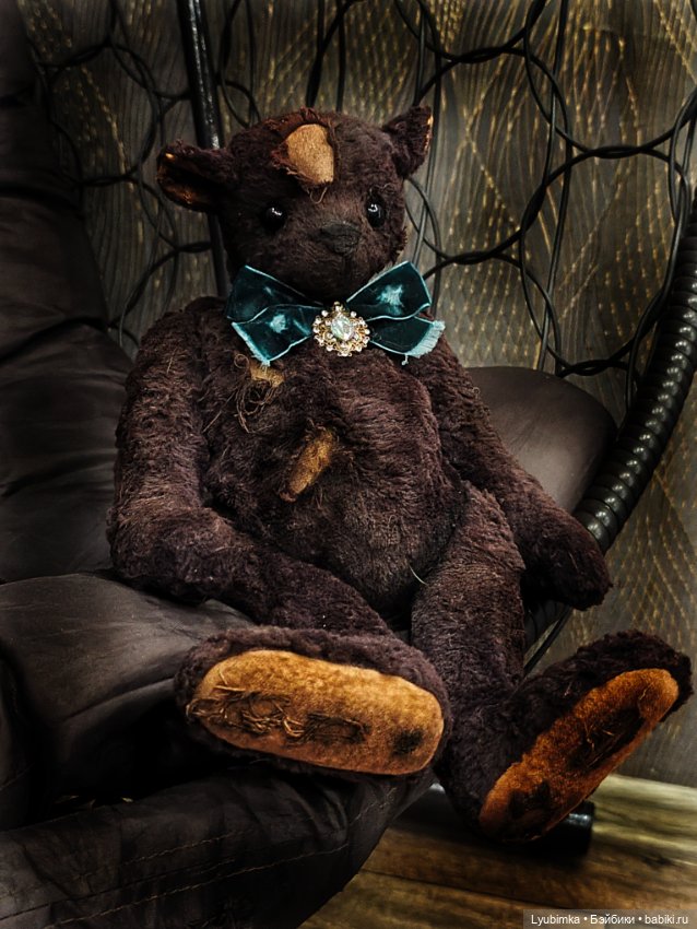 Винтажный плюшевый медведь (фото 2)