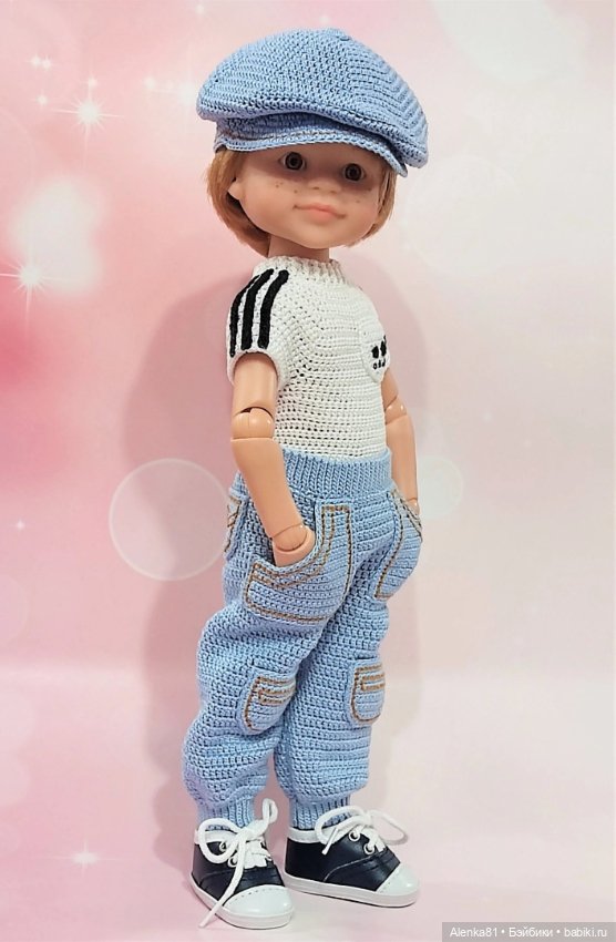 PDF Мастер-Класс по вязанию крючком "СПОРТ ШИК-PR" для кукол Паола рейна (фото 7)