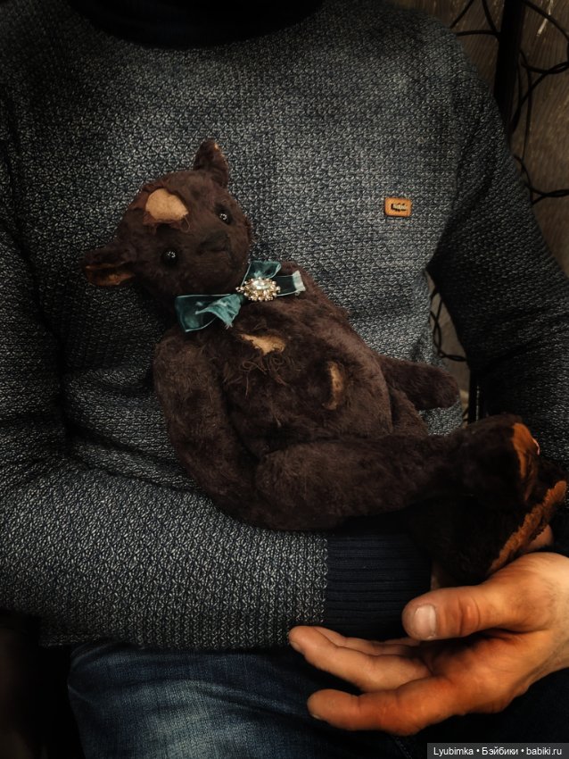 Винтажный плюшевый медведь (фото 5)