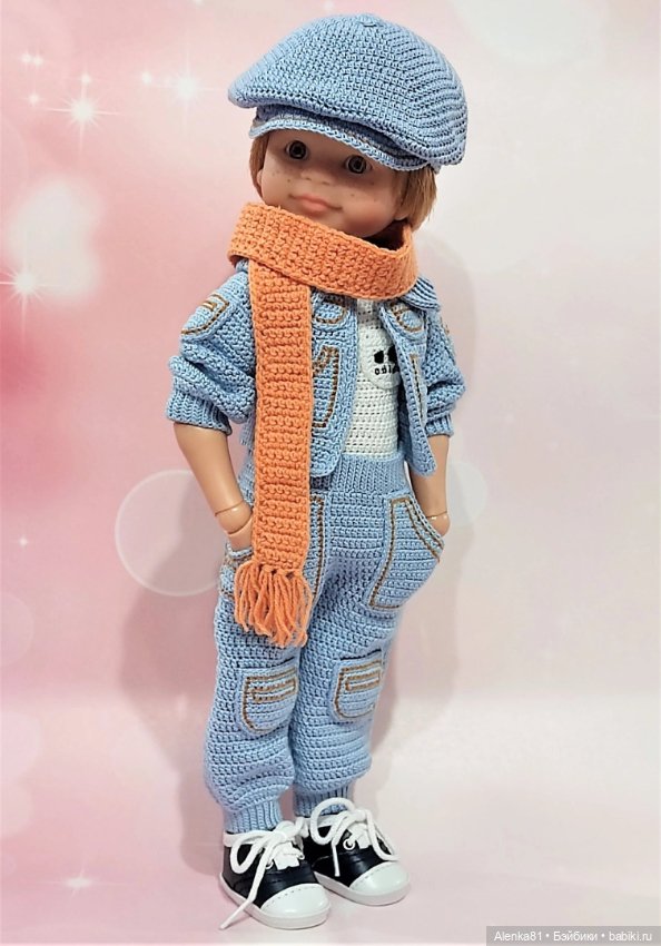PDF Мастер-Класс по вязанию крючком "СПОРТ ШИК-PR" для кукол Паола рейна (фото 6)