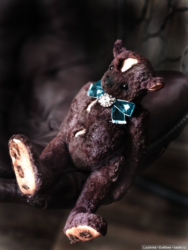 Винтажный плюшевый медведь