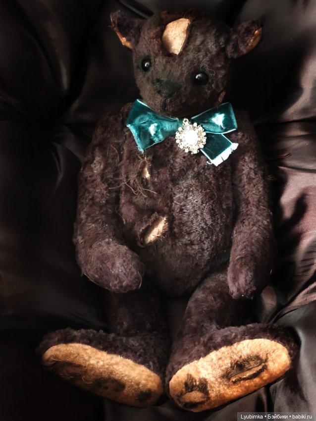 Винтажный плюшевый медведь