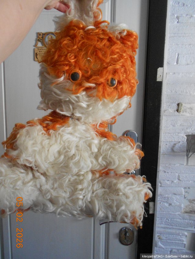 Мягкая игрушка заяц , времён ссср (фото 2)