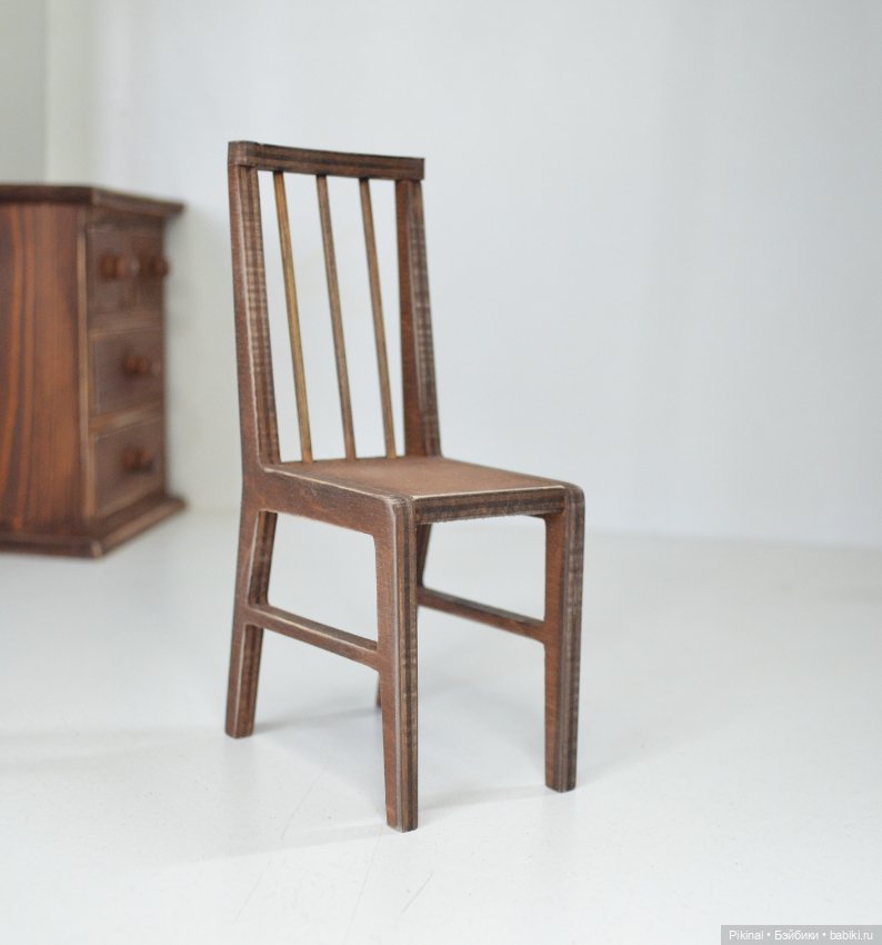 Стулья 1:6) — Кукольная мебель (фото 5)