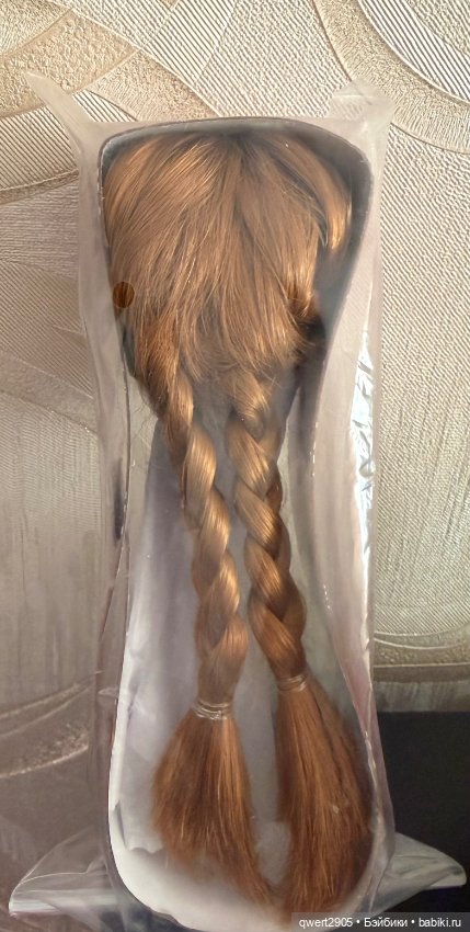 Парик jusuns р 5-6 рыжий — Парики для BJD (фото 5)
