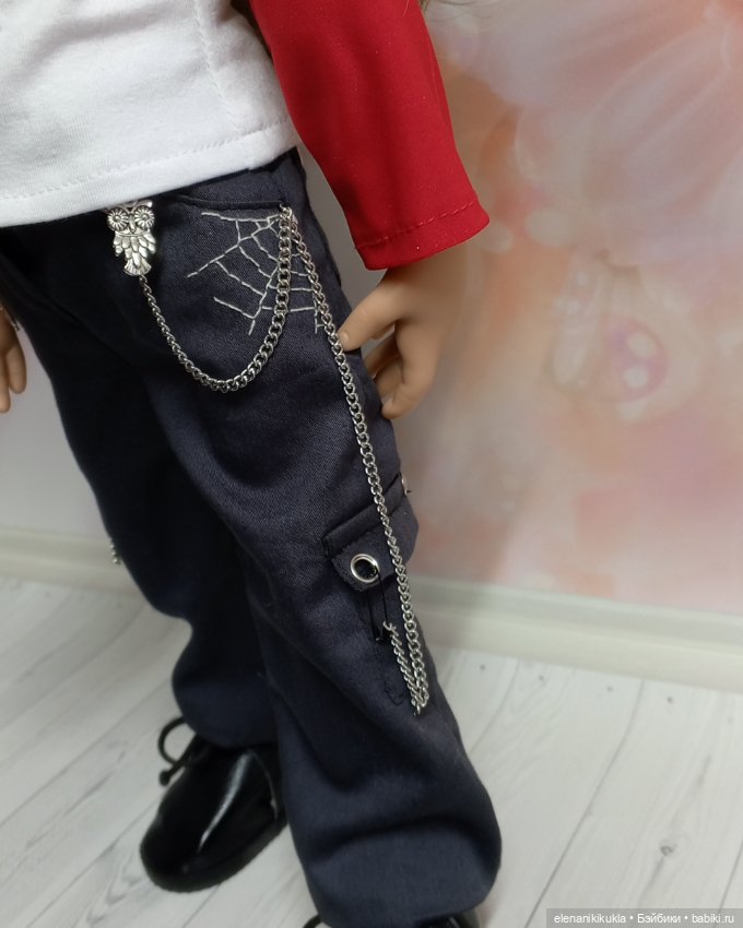 Комплект на готц, лонгслив, футболка, брюки (фото 5)