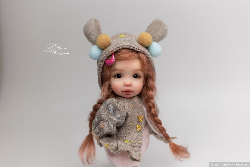 Девочка с косичками — Авторские куклы