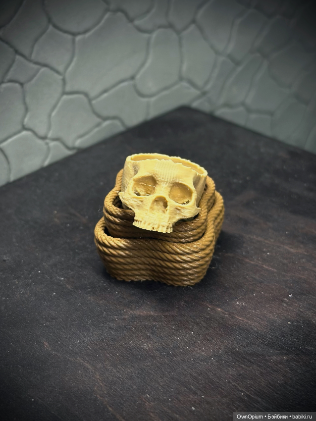 Набор плетеных корзин и череп чаша для ведьм 1:6 (фото 2)