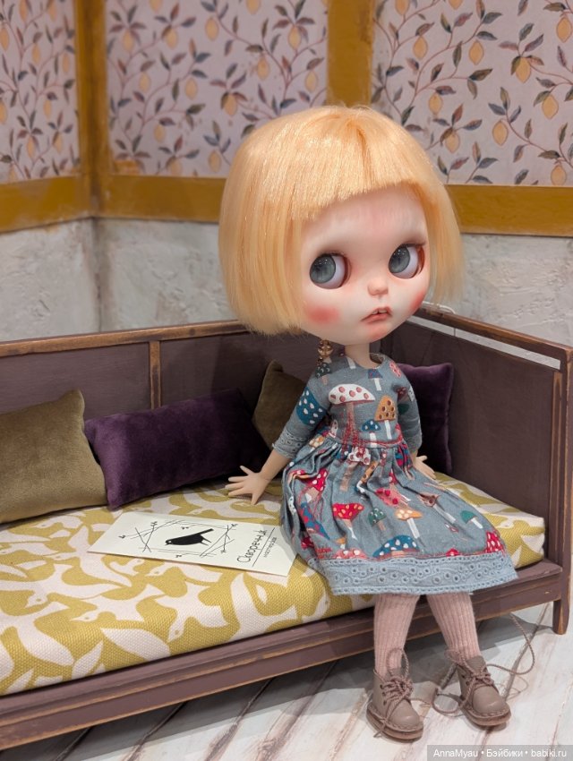 Авторский диван-софа в винтажном стиле "Птицы" (фото 3)