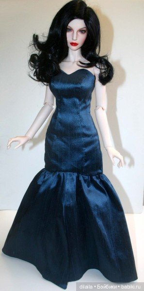 Выкройка PDF в натуральную величину / платье на подкладке для куклы Иплхаус 1/3 EID BJD 65 см (фото 5)