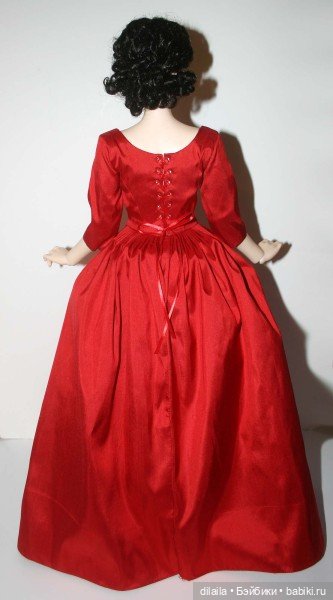 Выкройка PDF в натуральную величину / длинное вечернее платье для куклы Иплхаус 1/3 EID BJD 65 см (фото 5)