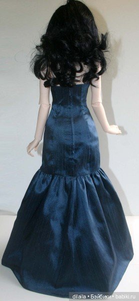 Выкройка PDF в натуральную величину / платье на подкладке для куклы Иплхаус 1/3 EID BJD 65 см (фото 4)