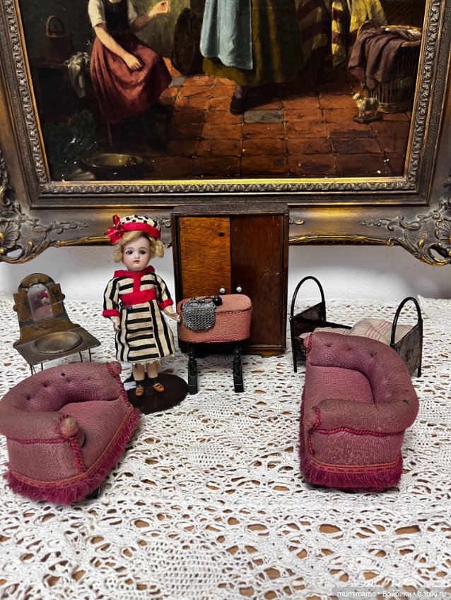 Милая миничка KR с набором мебели рост 17 см (фото 10)