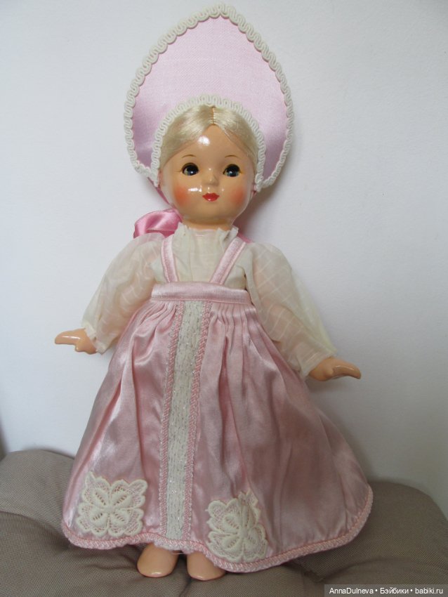 Кукла опилочная в русском костюме