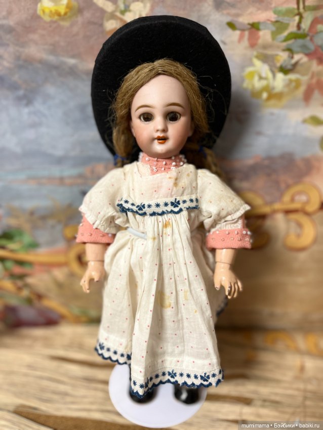 Антикварная куколка для фр. рынка Jumeau DEP рост 28 см (фото 5)