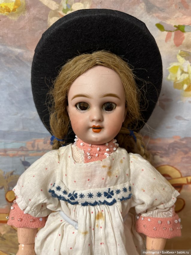Антикварная куколка для фр. рынка Jumeau DEP рост 28 см (фото 7)