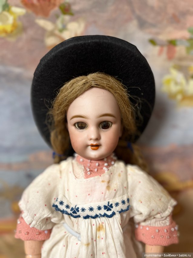 Антикварная куколка для фр. рынка Jumeau DEP рост 28 см (фото 2)