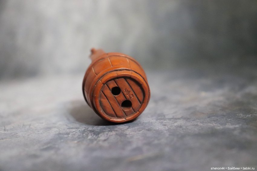 Нэцкэ "Собака в ведерке". Винтаж (фото 4)