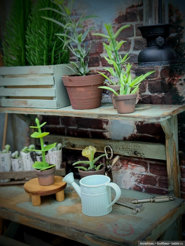 Композиция румбокс " уголок садовника" (фото 7)