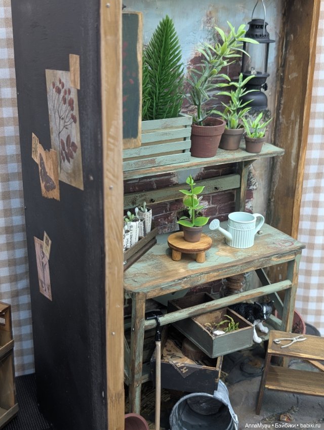 Композиция румбокс " уголок садовника" (фото 5)