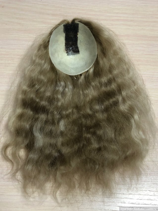 Парик из козочки 7/8 — Парики и волосы (мохер) для кукол (фото 3)