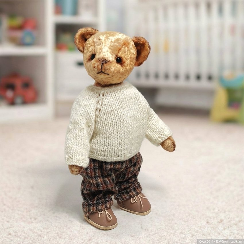 Генри, плюшевый мишка ручной работы (фото 5)