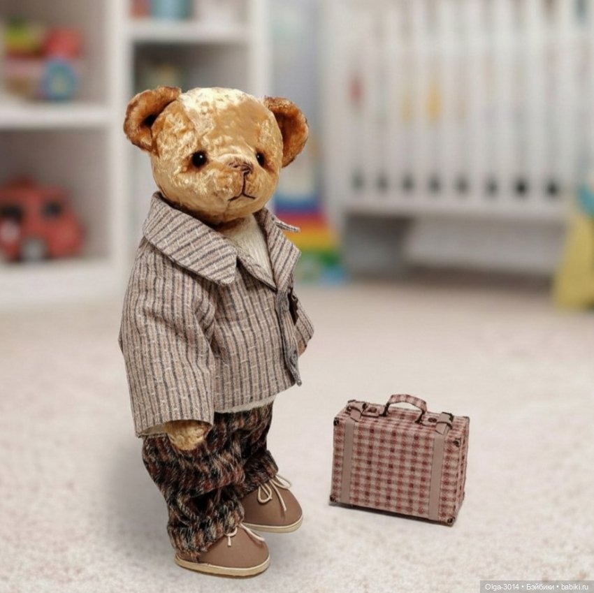 Генри, плюшевый мишка ручной работы (фото 4)