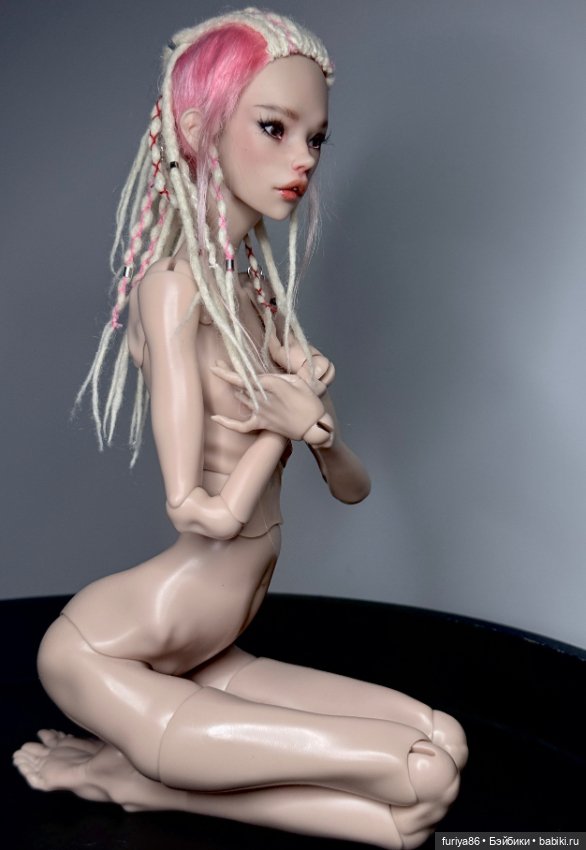 Парик из дредов и кос для bjd Сhimera (фото 3)