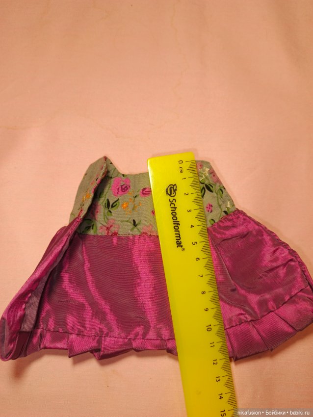 Платье на куклу БЖД 25-30 см и Карлотта (фото 6)