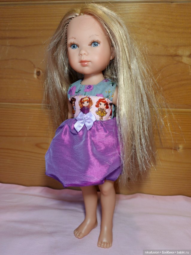Платье на куклу БЖД 25-30 см и Карлотта (фото 2)