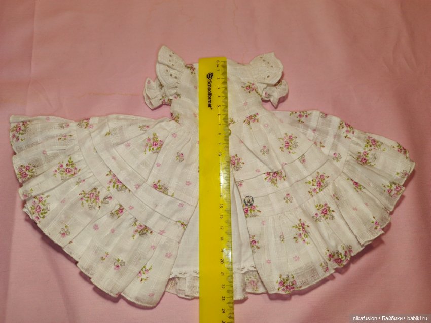 Платье на антикварную или винтажную куклу, подойдёт на Паоло Рейна (фото 7)