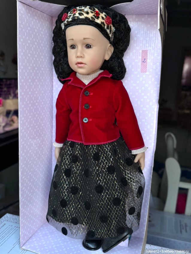 Кукла Шарлотта Рождество 2025 Gotz (фото 3)