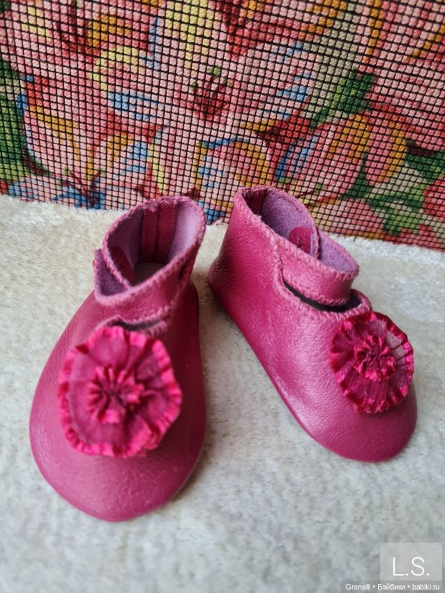 Ботиночки для антикварной куклы или реплики (фото 3)