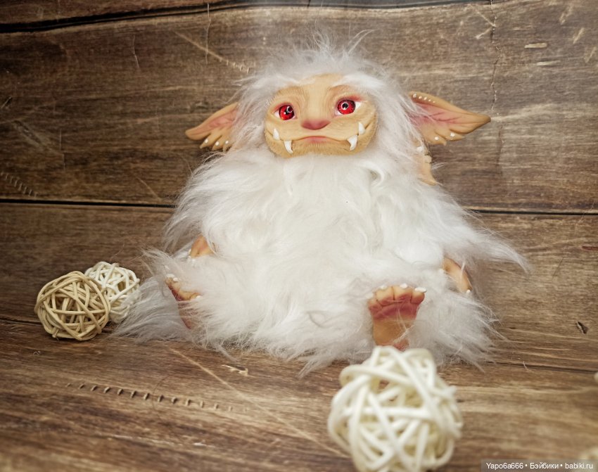 Авторская игрушка Альбиносик (фото 8)