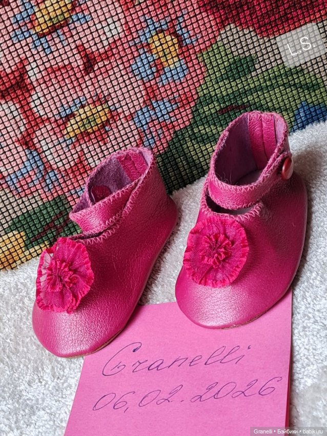 Ботиночки для антикварной куклы или реплики (фото 4)