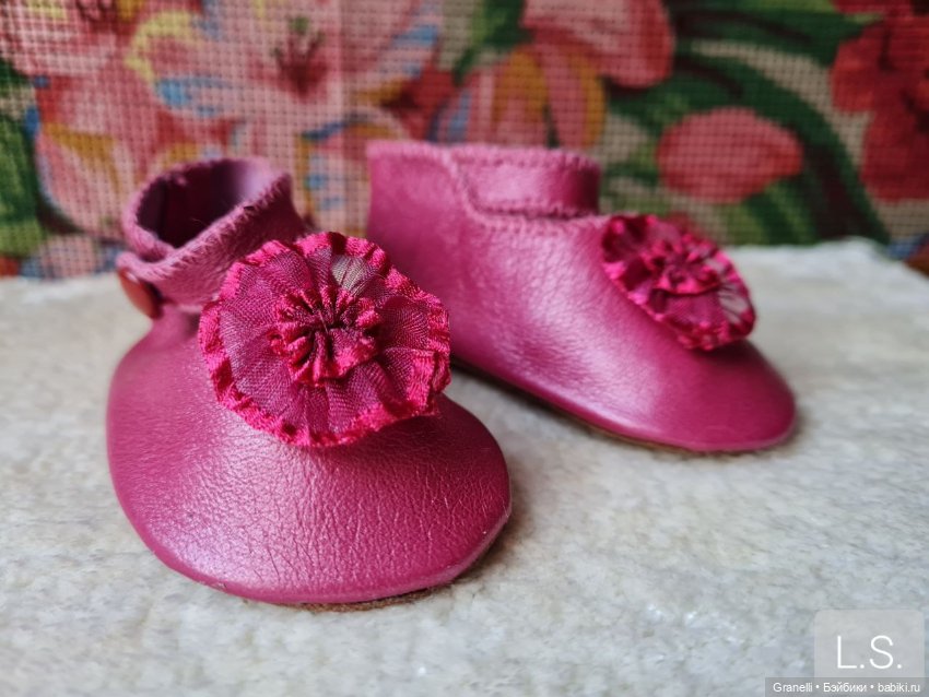 Ботиночки для антикварной куклы или реплики