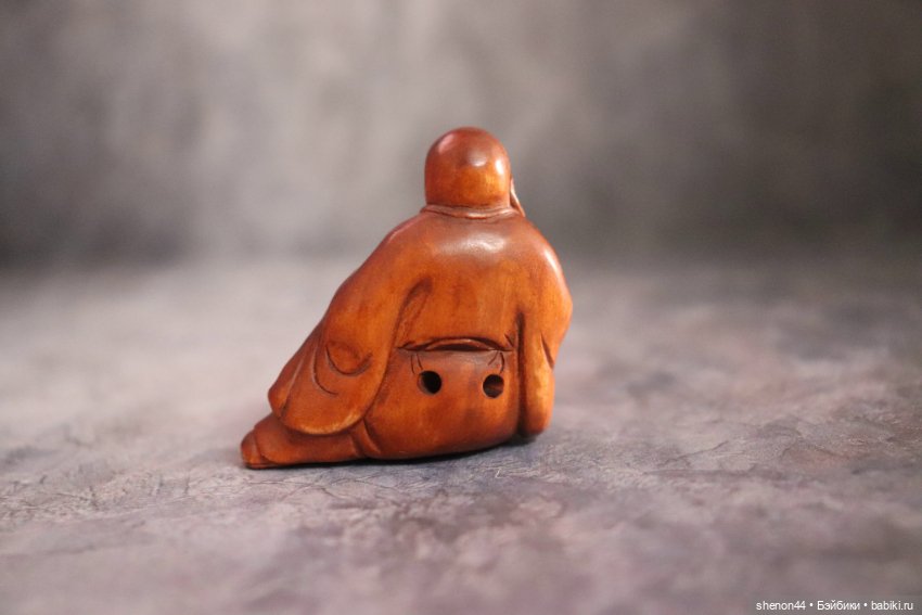 Нэцкэ «Дзюродзин с персиком» (фото 2)