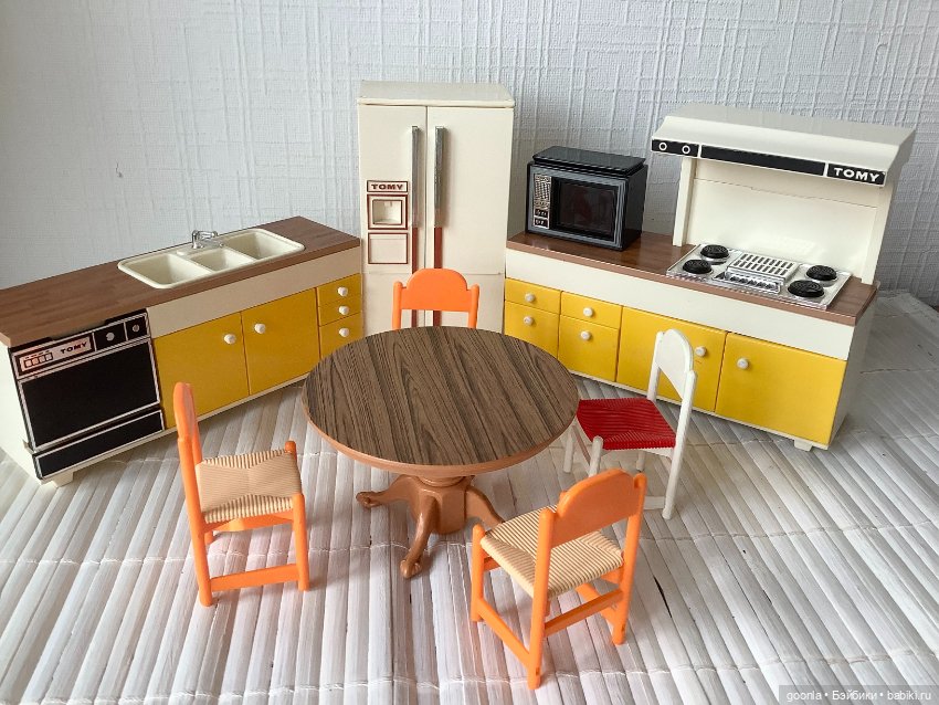 Кухня винтаж. Япония — Кукольная мебель