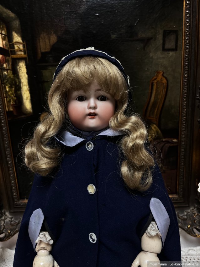 Редкая характерная японская кукла MORIMURA BRUDERN рост 54 cm