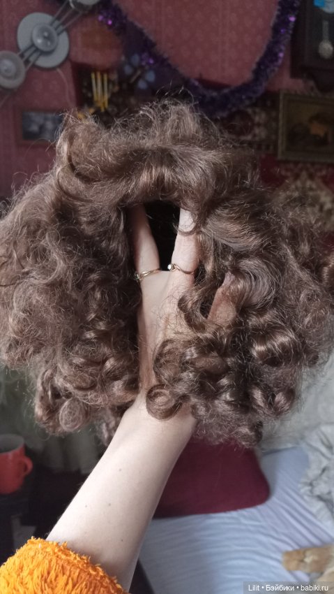 Парик на ОГ 33-34 см — Парики и волосы (мохер) для кукол