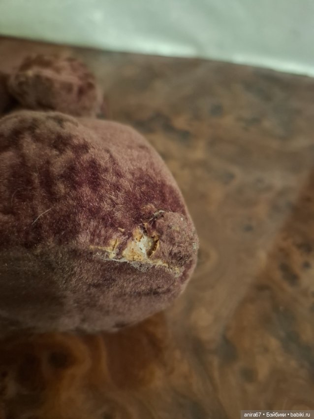 Игрушка Собака коричневая флок Эстонская ССР (фото 5)