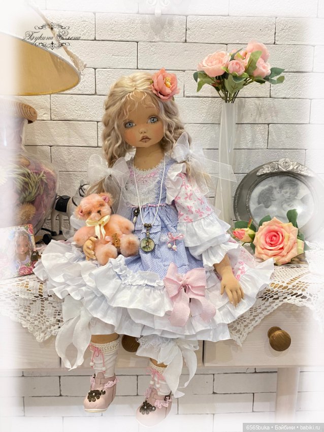 Сонечка, коллекционная текстильная кукла (фото 2)