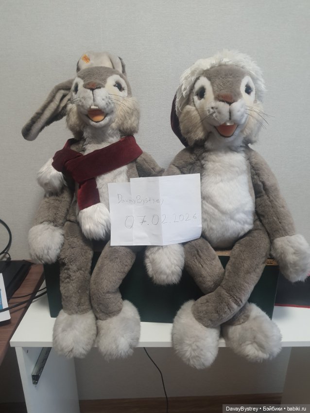 Рoждеcтвенские зайцы — Винтажные куклы и игрушки детства (фото 2)