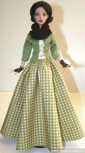 Выкройка PDF в натуральную величину / жакет на шнуровке, юбка, бюстье для куклы Deja Vu Тоннер 40 см (фото 5)